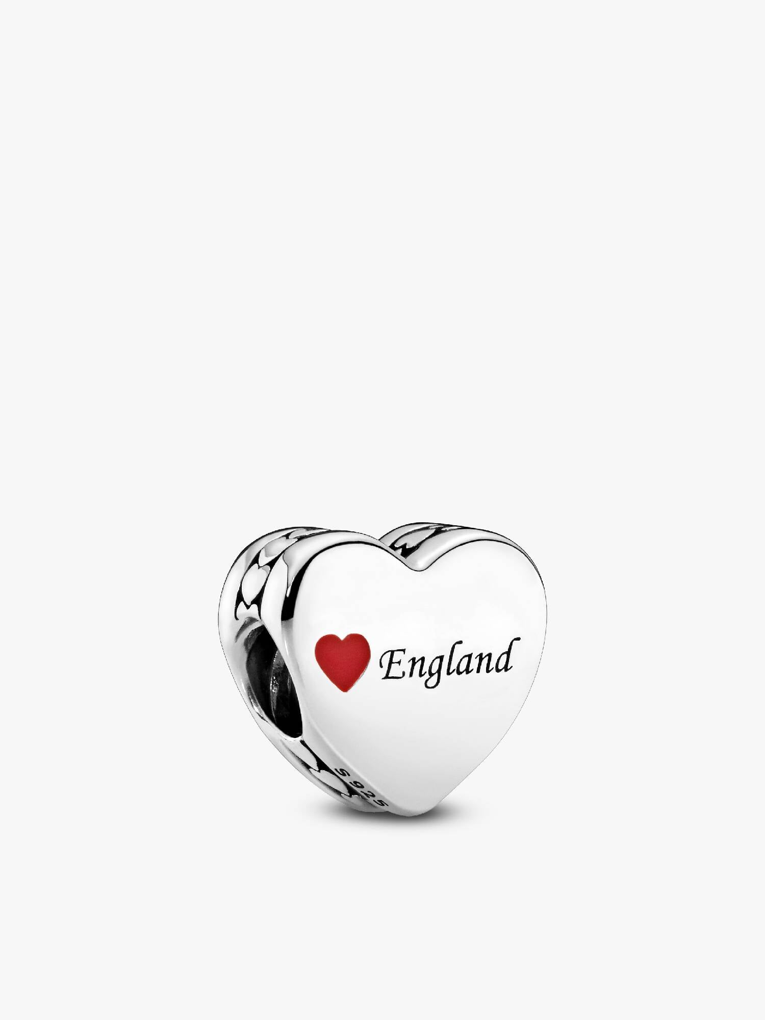 England Love Heart Charm