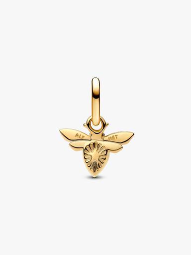 White Bee Mini Dangle Charm