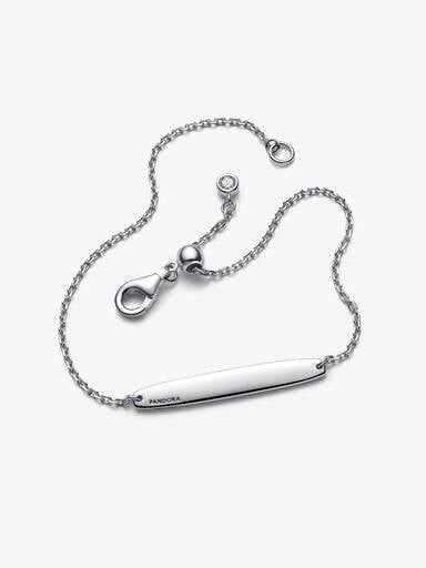 Engravable Bar Chain Bracelet