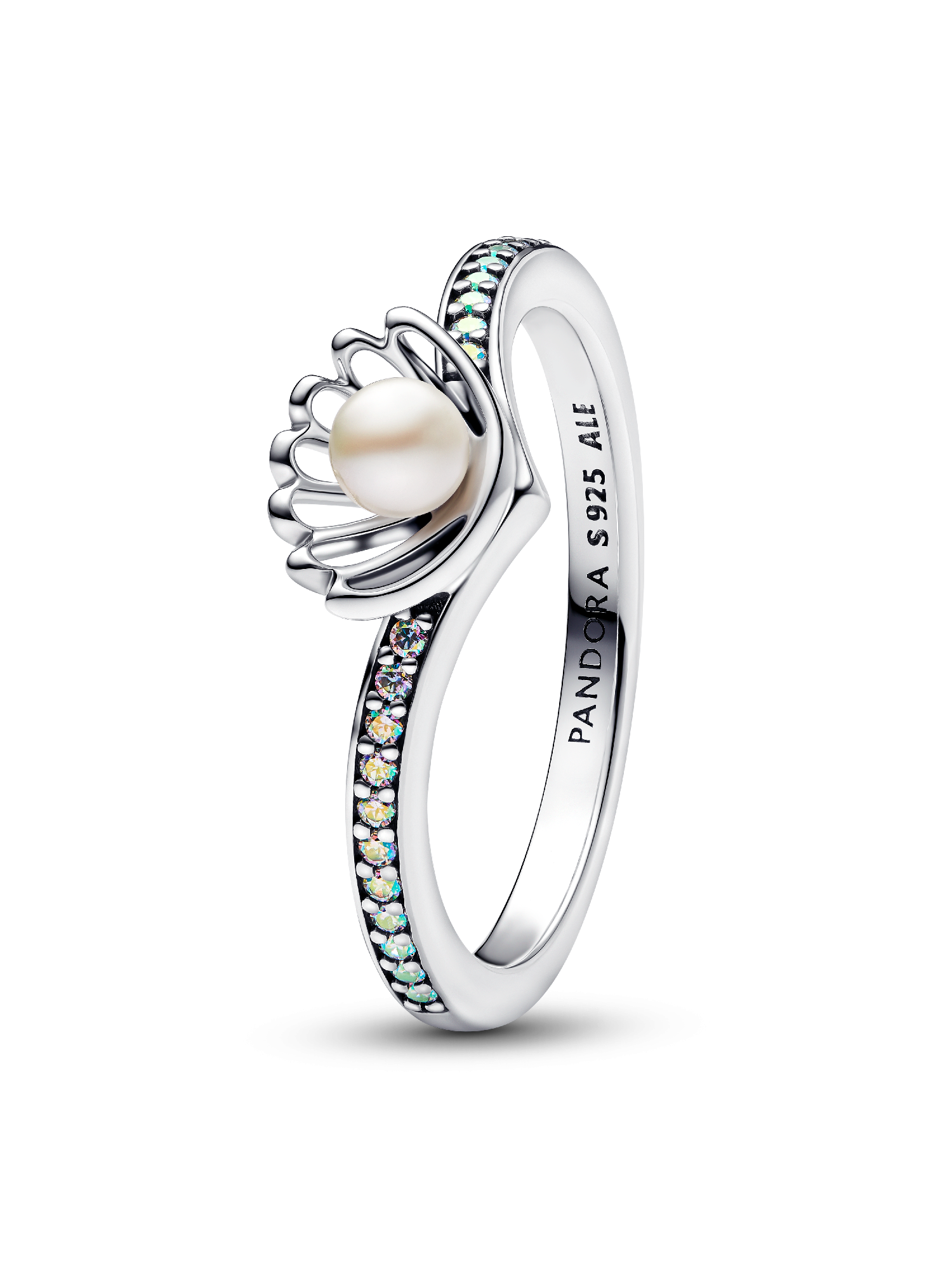 Disney Princess Ariel Shell Treated Freshwater Cultured Pearl Ring