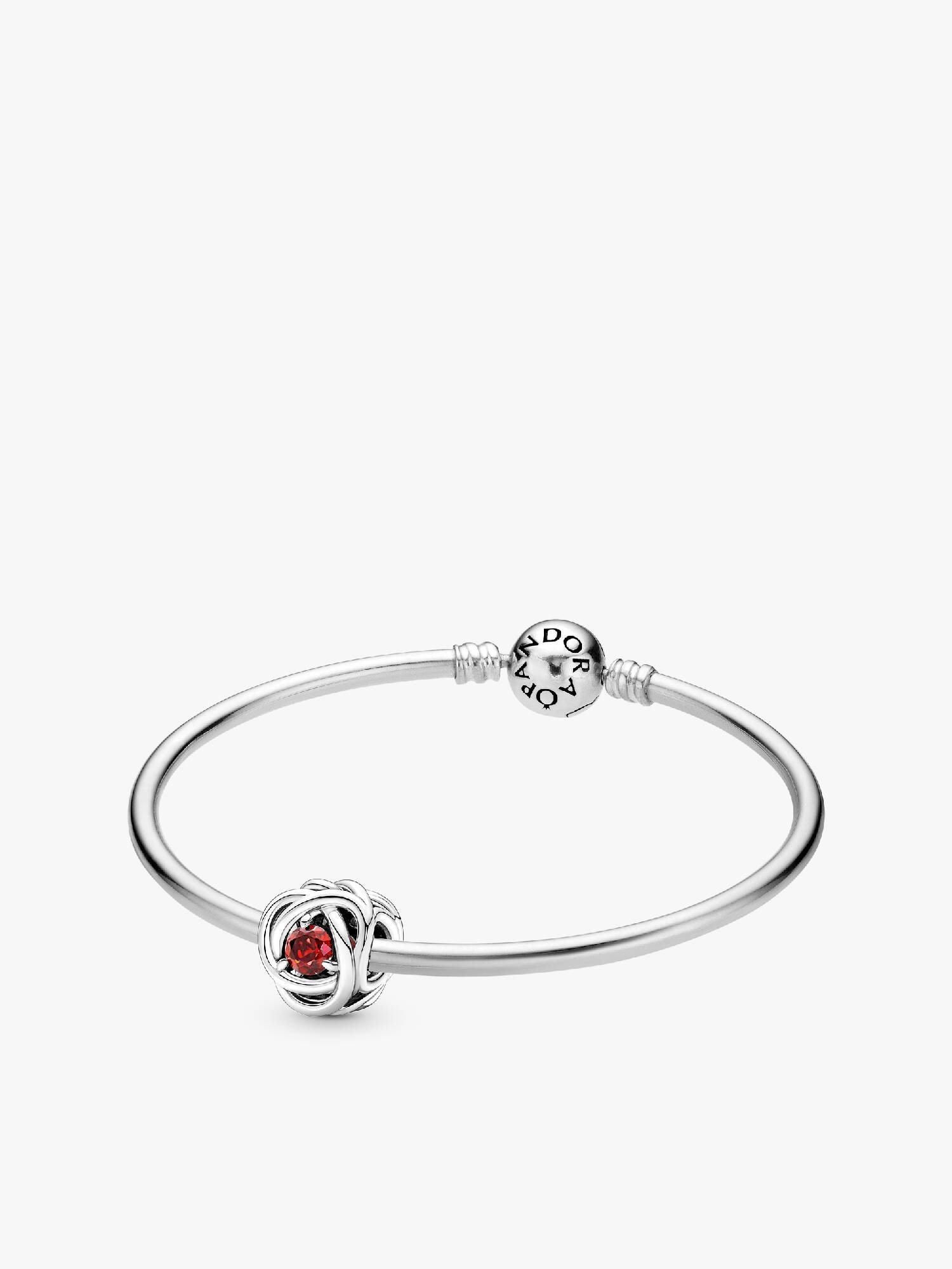 July Birthstone Eternity Circle Bangle Gift Set