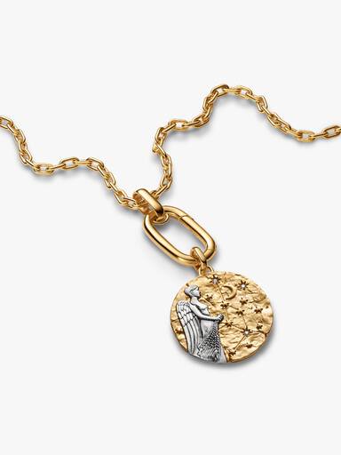 Virgo Oversized Talisman Pendant Necklace