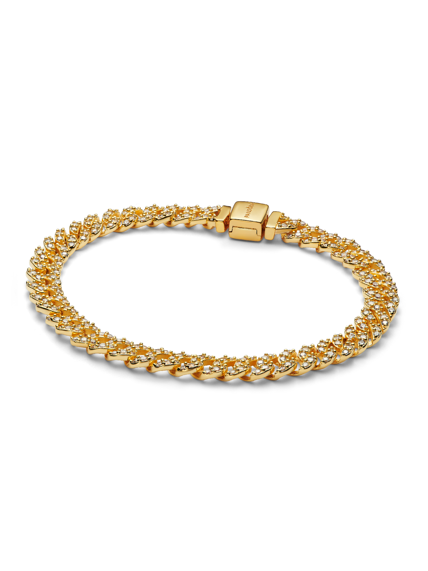 Pavé Cuban Chain Bracelet
