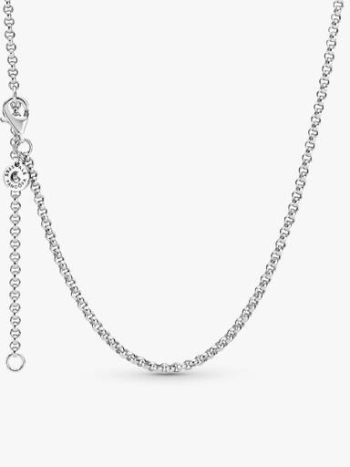 Two‑Tone Shell Lab‑Grown Diamond Pendant Necklace
