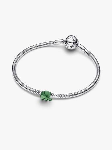 Green Elephant Mini Charm