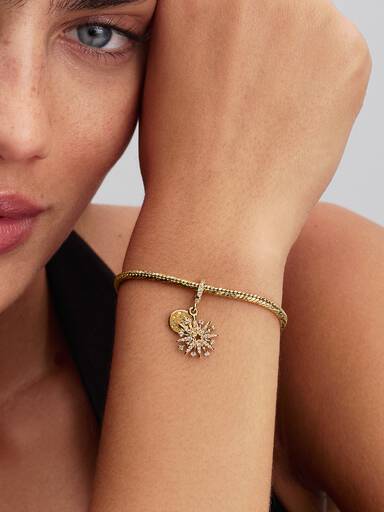 Sparkling Firework Double Dangle Charm