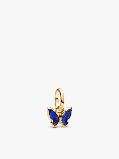 Blue Butterfly & Star Charms & Bracelet