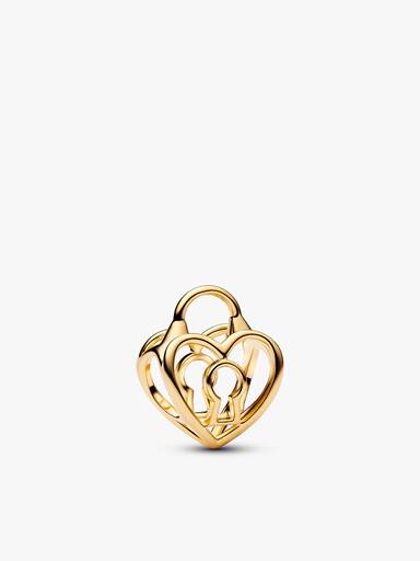 Key & Heart Padlock Bracelet Set