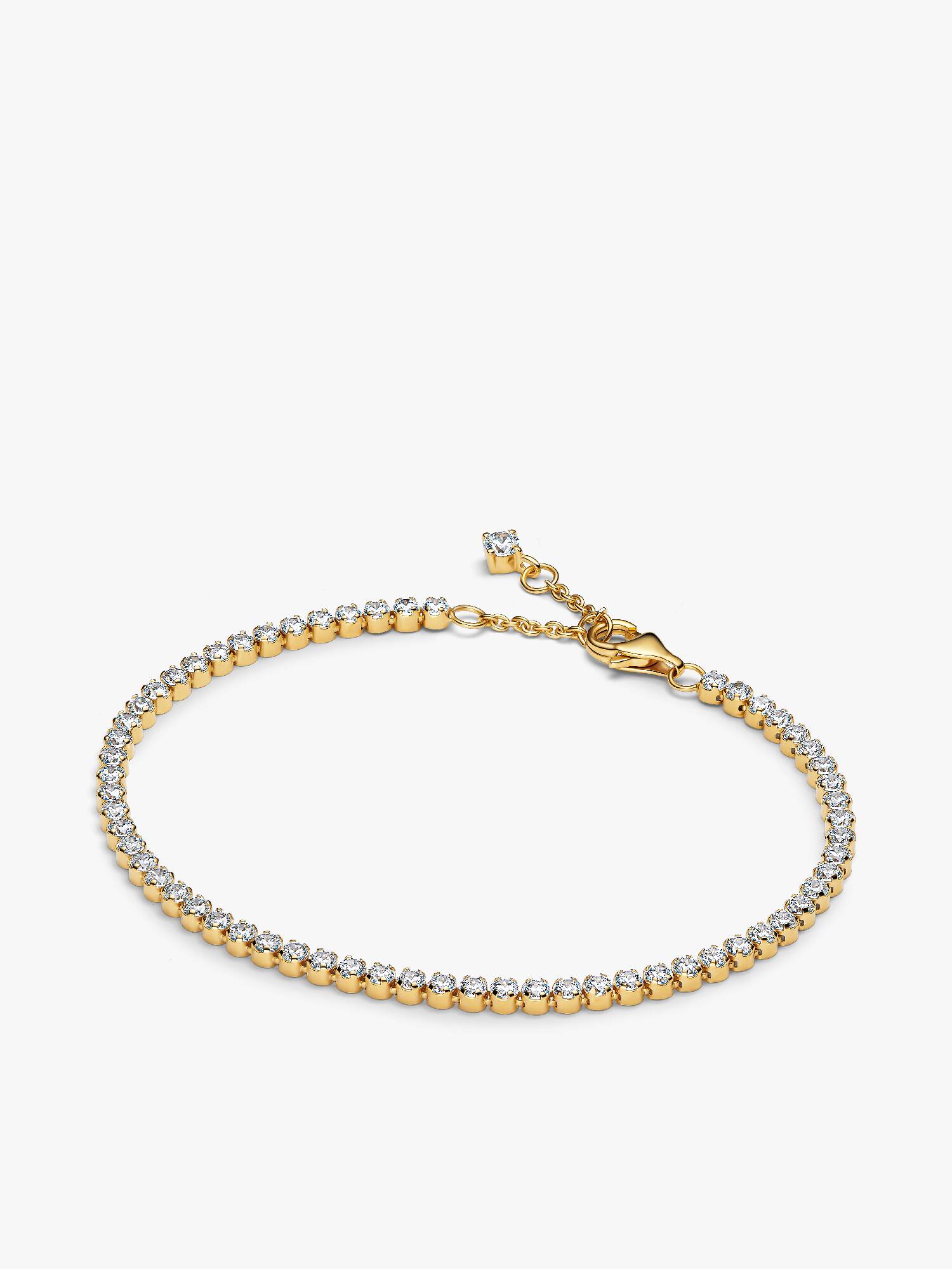 Sparkling Slim Tennis Bracelet