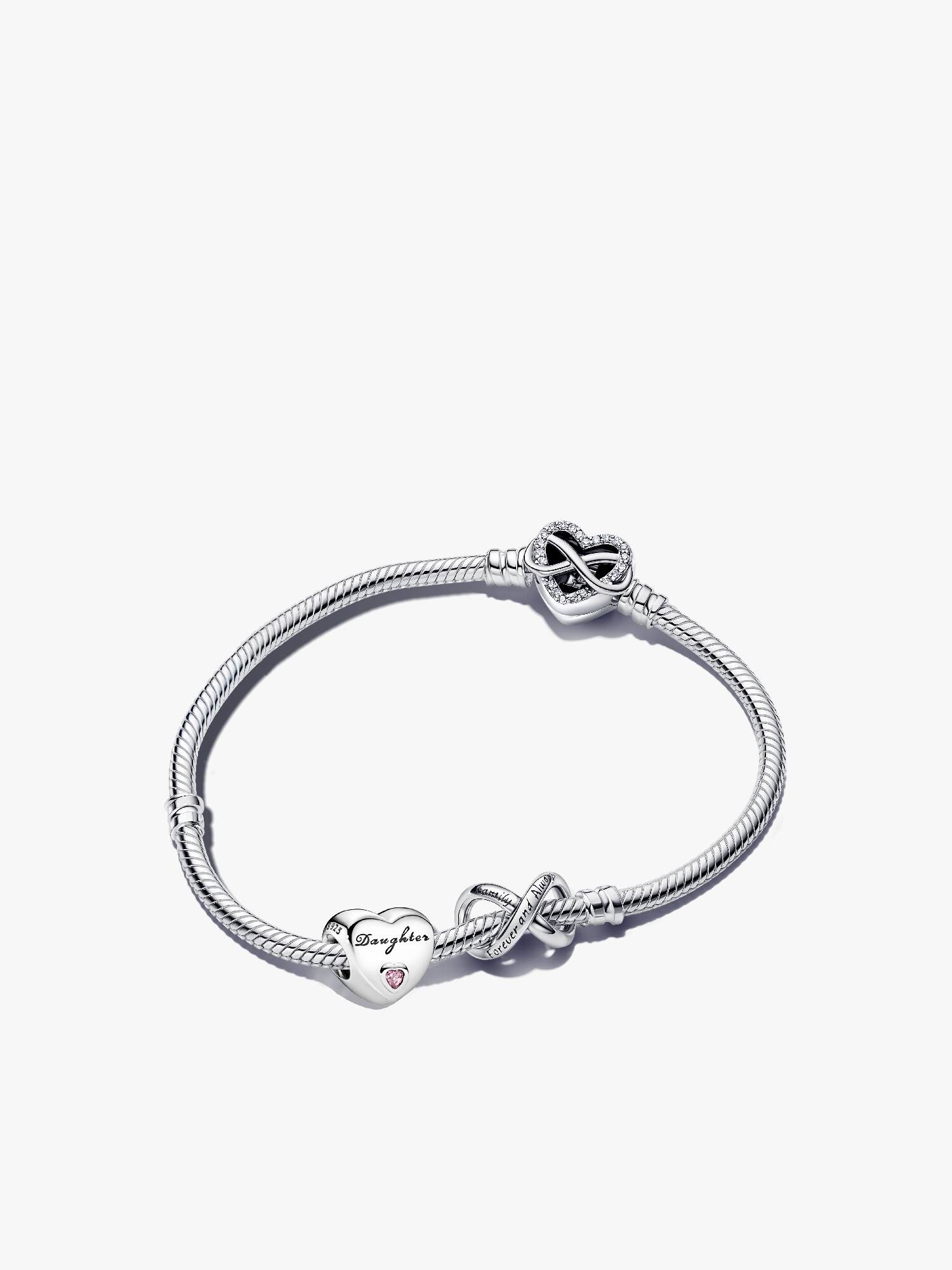 Infinite Love Daughter Bracelet & Charms Gift Set