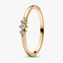 Pandora Era 14k Gold Lab-grown Diamond Triple Stone Ring Pandora Era 14k Gold Lab-grown Diamond Triple Stone Ring