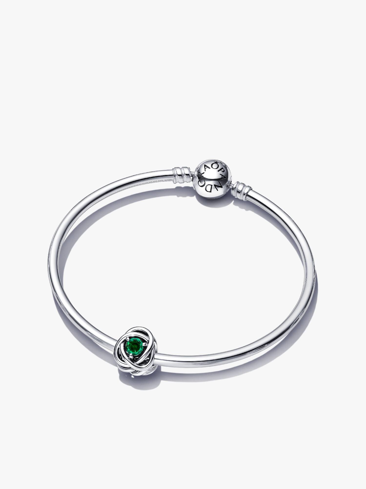 May Birthstone Eternity Circle Bangle Gift Set