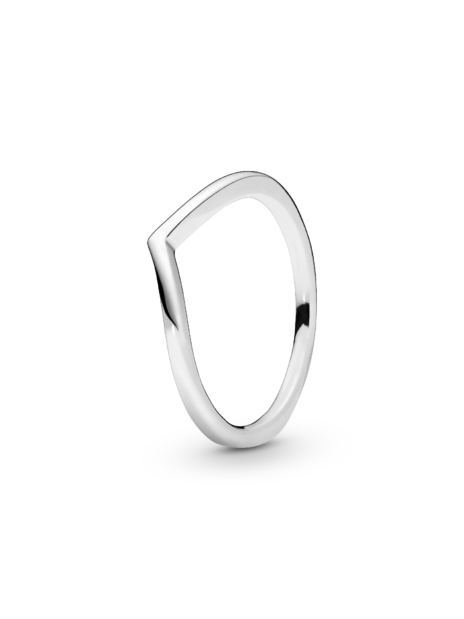 Polished Wishbone Ring