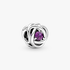 February Birthstone Eternity Circle Charm February Birthstone Eternity Circle Charm