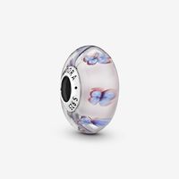 Butterfly Pink Murano Glass Charm | Pandora UK