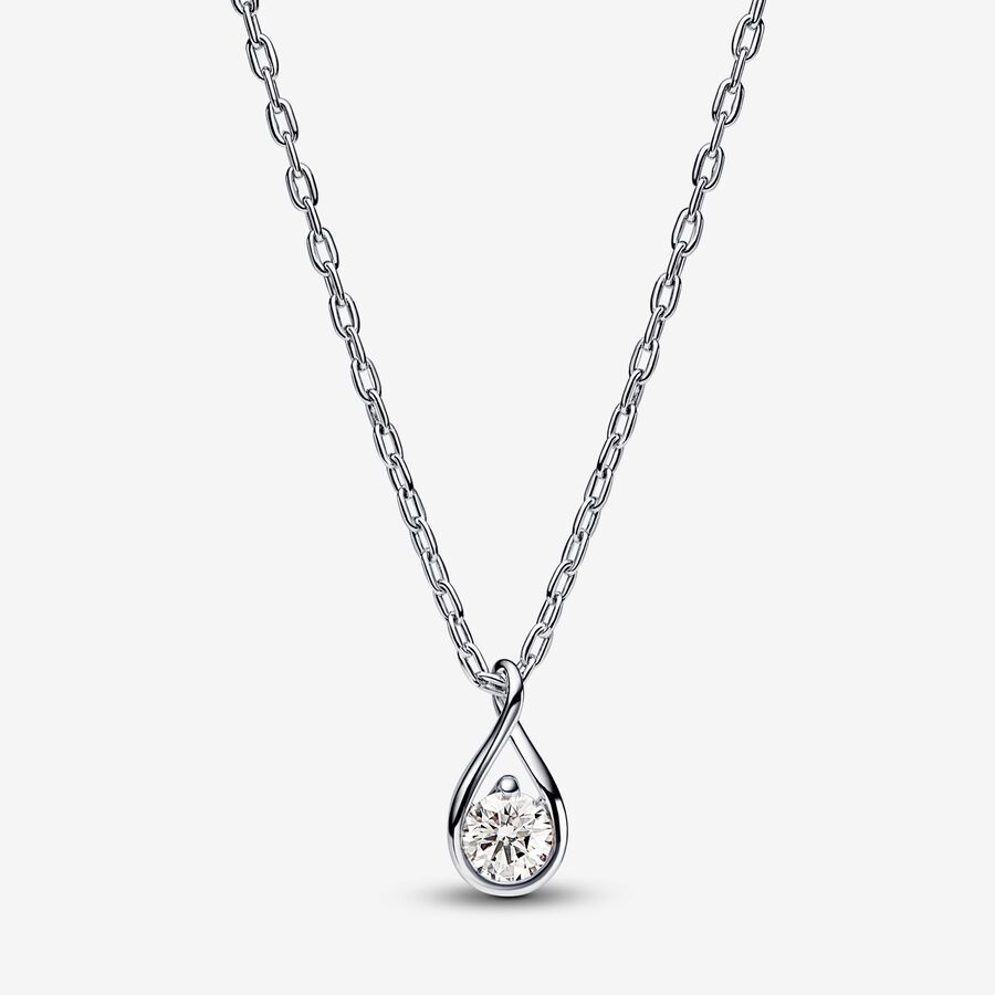 Pandora Infinite Sterling Silver Lab-grown Diamond Pendant