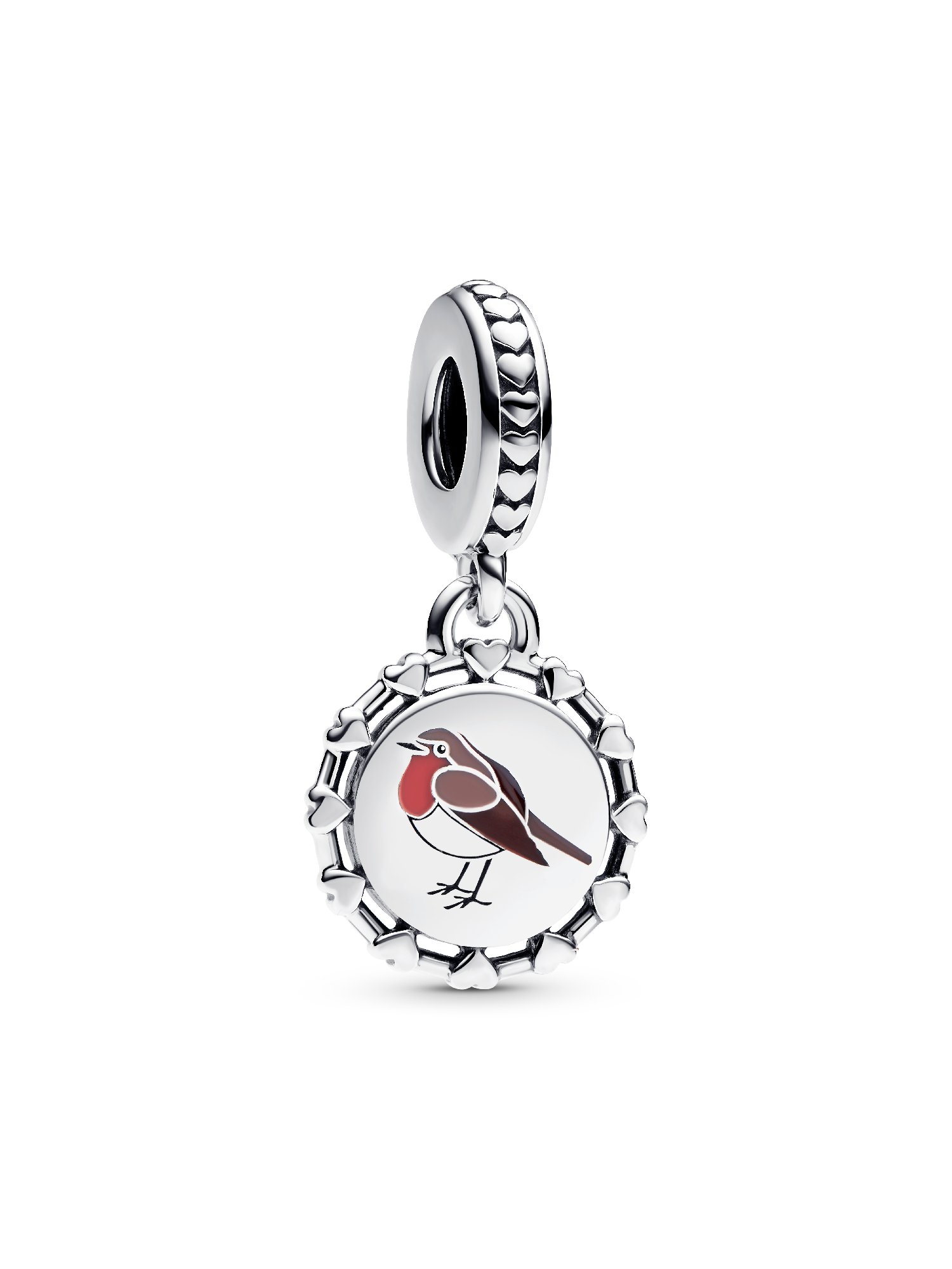 Engravable Robin Bird Dangle Charm