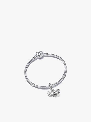 Glow-in-the-dark Firefly Dangle Charm & Bracelet Gift Set