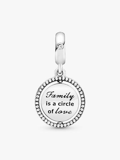 Spinning Family Tree Dangle Charm