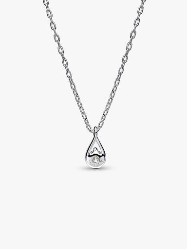 Pandora Infinite Sterling Silver Lab-grown Diamond Pendant Necklace