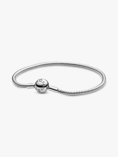 Pandora Moments Barrel Clasp Snake Chain Bracelet