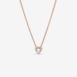 Sparkling Heart Collier Necklace