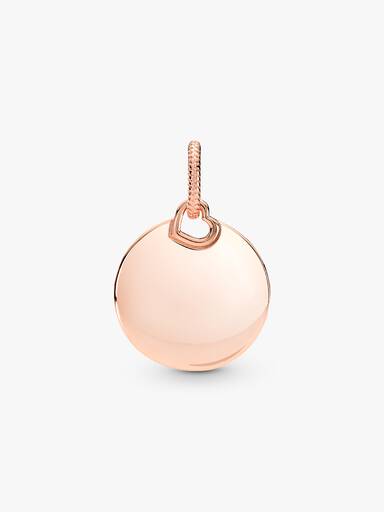 Engravable Round Tag Pendant