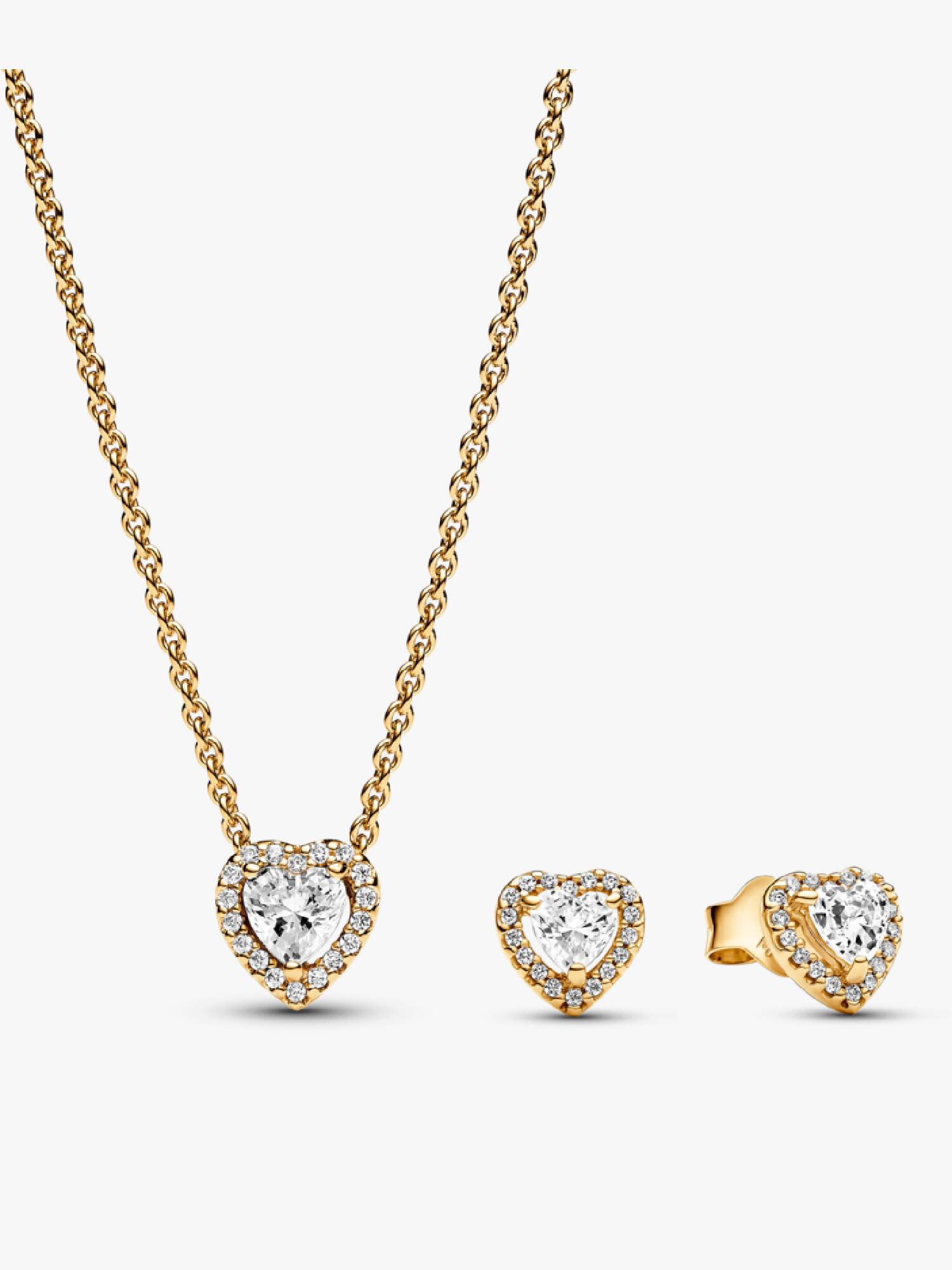 Sparkling Elevated Heart Set