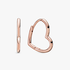 Asymmetrical Heart Hoop Earrings Asymmetrical Heart Hoop Earrings
