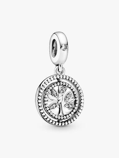 Spinning Family Tree Dangle Charm