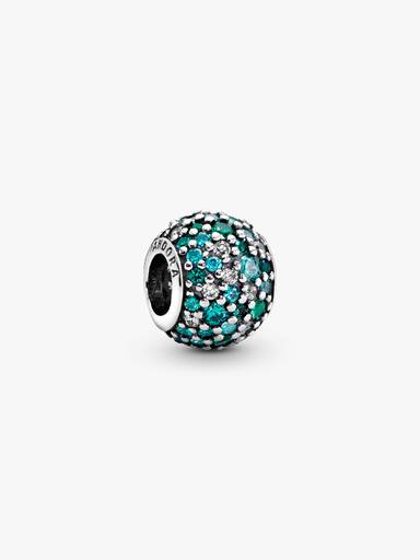 Green Pavé Charm