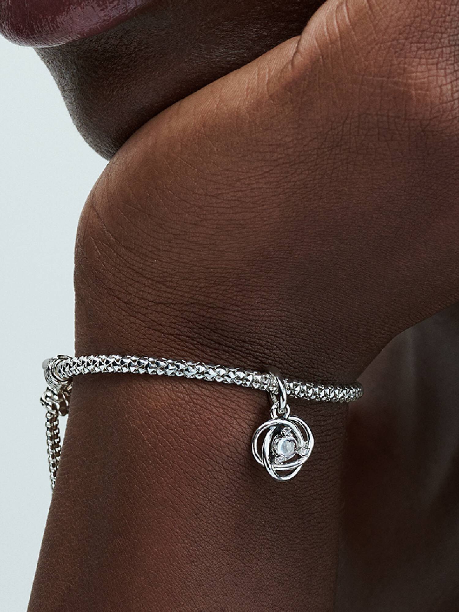 April Eternity Circle Dangle Charm