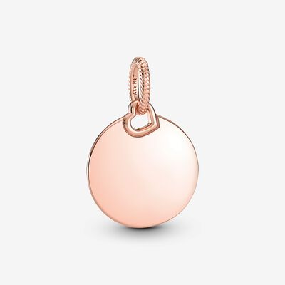 Engravable Round Tag Pendant