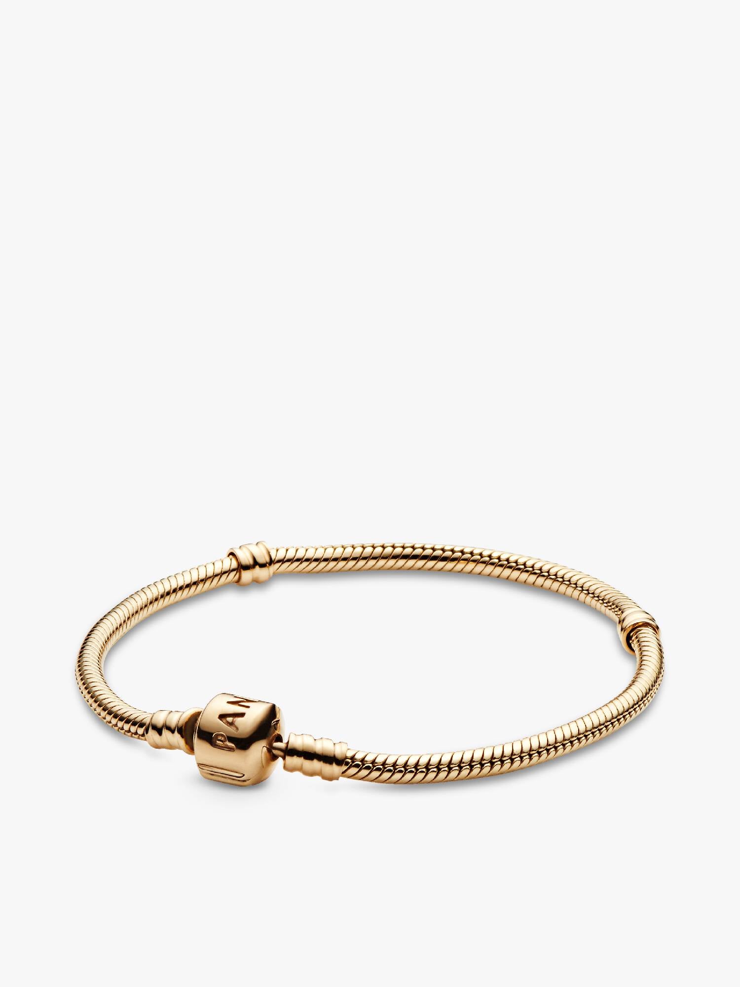 Pandora Moments 14K Gold Snake Chain Bracelet