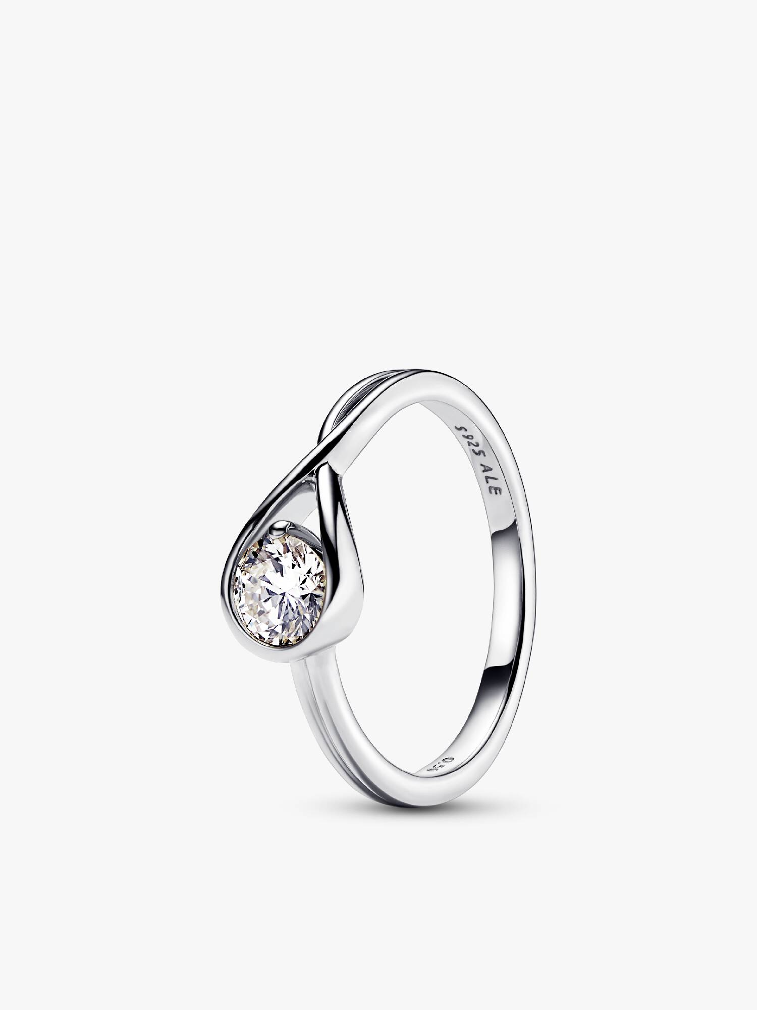 Pandora Infinite Sterling Silver Lab-grown Diamond Ring