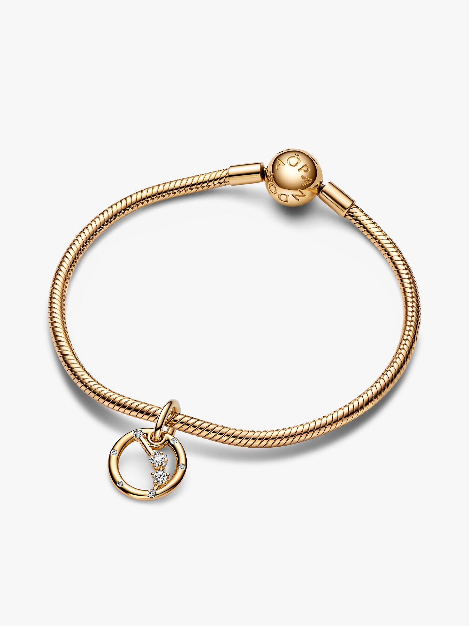Aries Zodiac Dangle Charm Bracelet Set