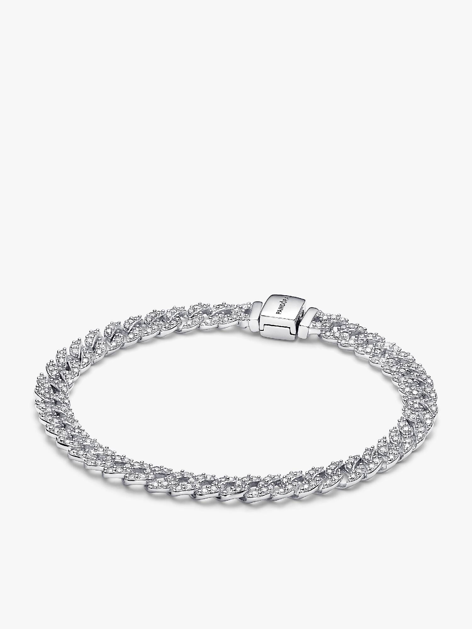 Pavé Cuban Chain Bracelet