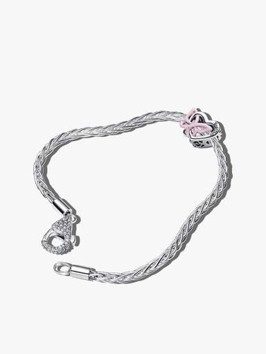 Entwined Heart and Butterfly Bracelet Gift Set