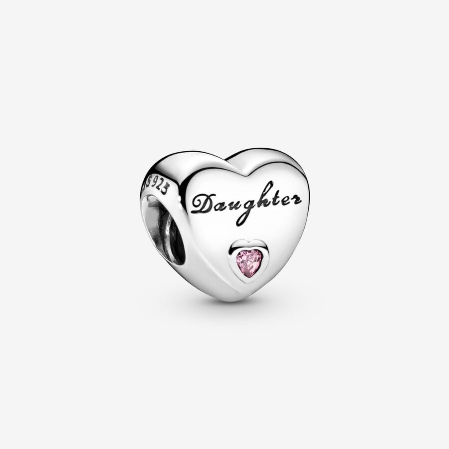 Daughter Heart Charm image number 0
