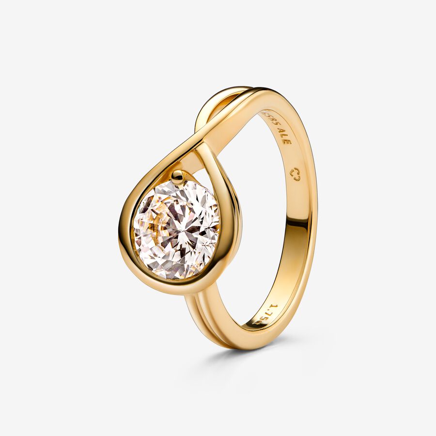 Pandora Brilliance Lab-created Diamond Ring image number 0