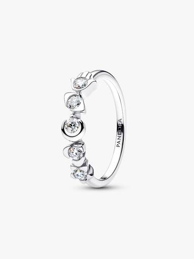 Pandora Talisman Sterling Silver Lab-Grown Diamond Symbols Ring