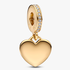 Engravable Heart Tag Dangle Charm Engravable Heart Tag Dangle Charm
