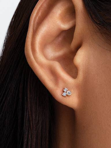 Pandora Era Lab-Grown Diamond Cluster Stud Earrings