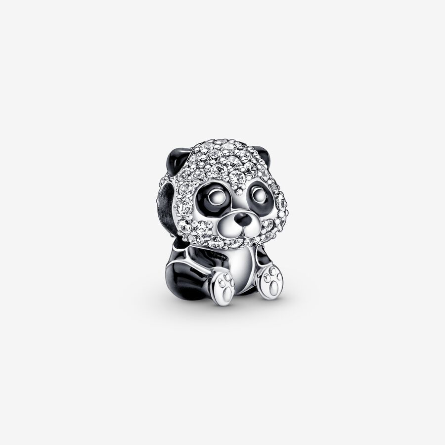 Sparkling Cute Panda Charm image number 0