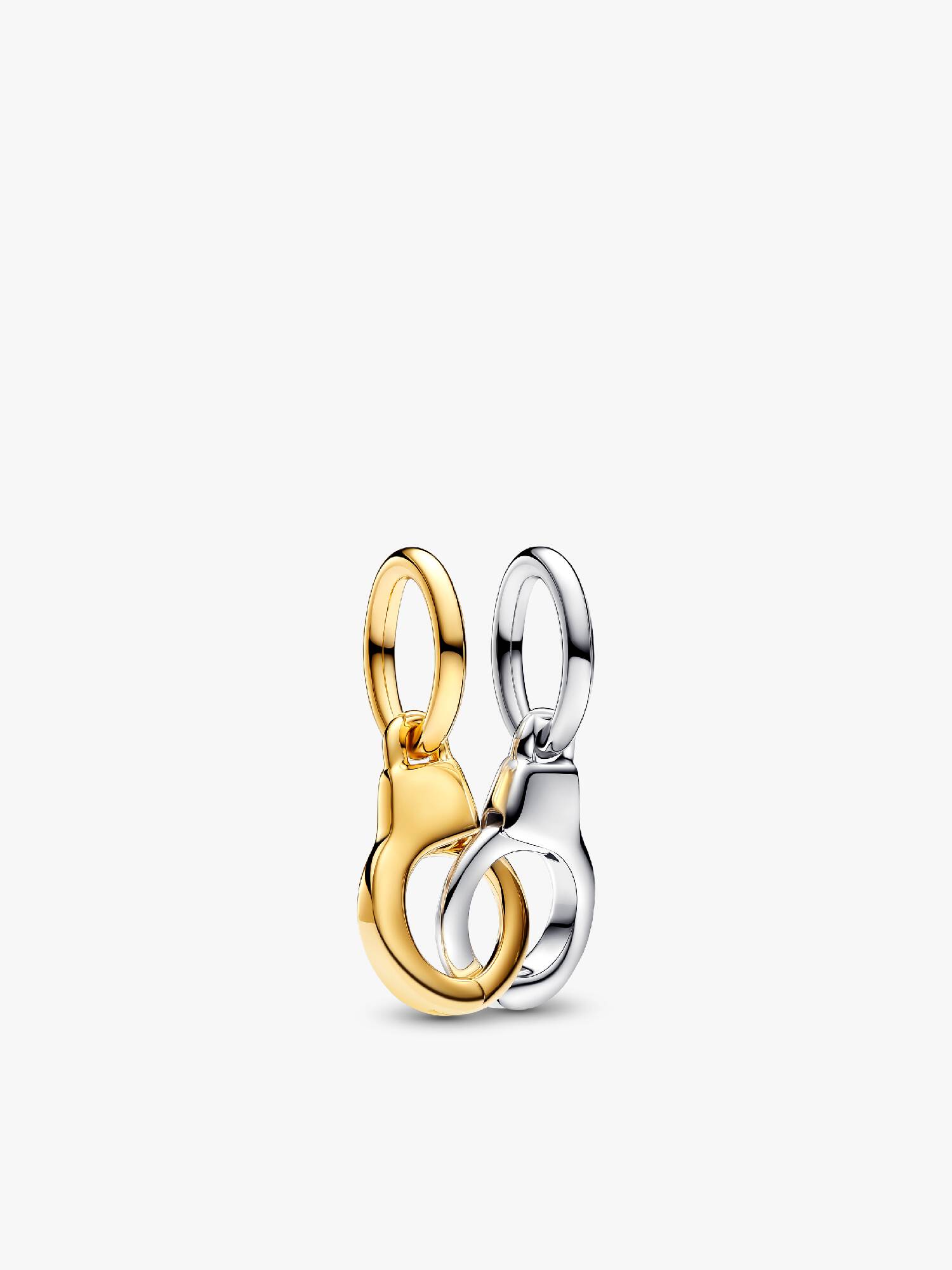 Openable & Splittable Handcuffs Dangle Charm