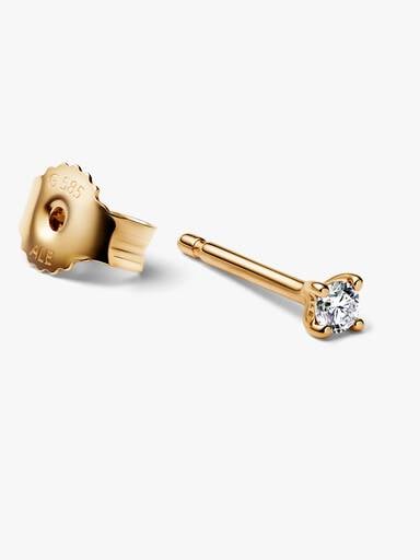 Pandora Era 14k Gold Lab-grown Diamond Single Stud Earring
