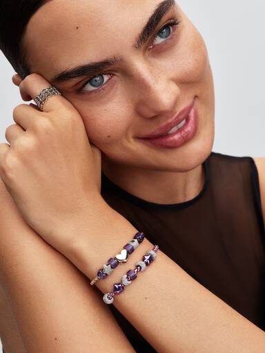 Purple Infinity Mini Charm