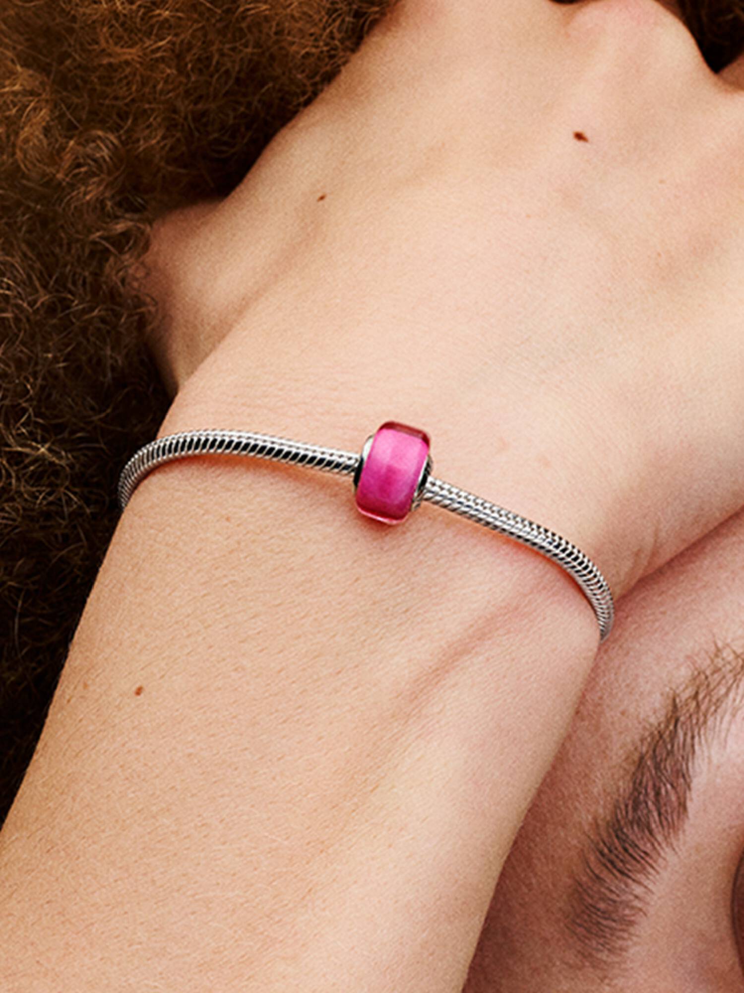 Pink Mini Murano Glass Charm