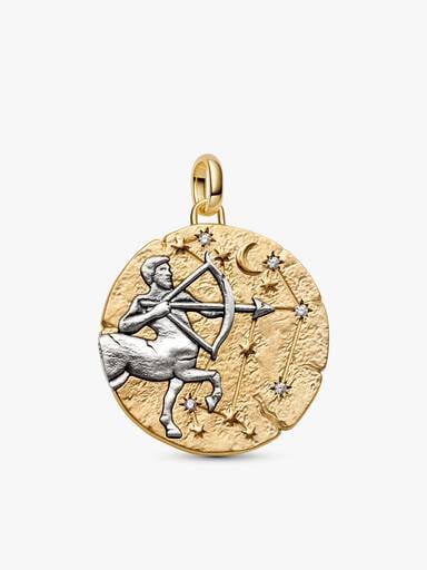 Sagittarius Oversized Talisman Pendant Necklace