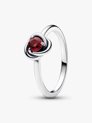 July Birthstone Eternity Circle Ring
